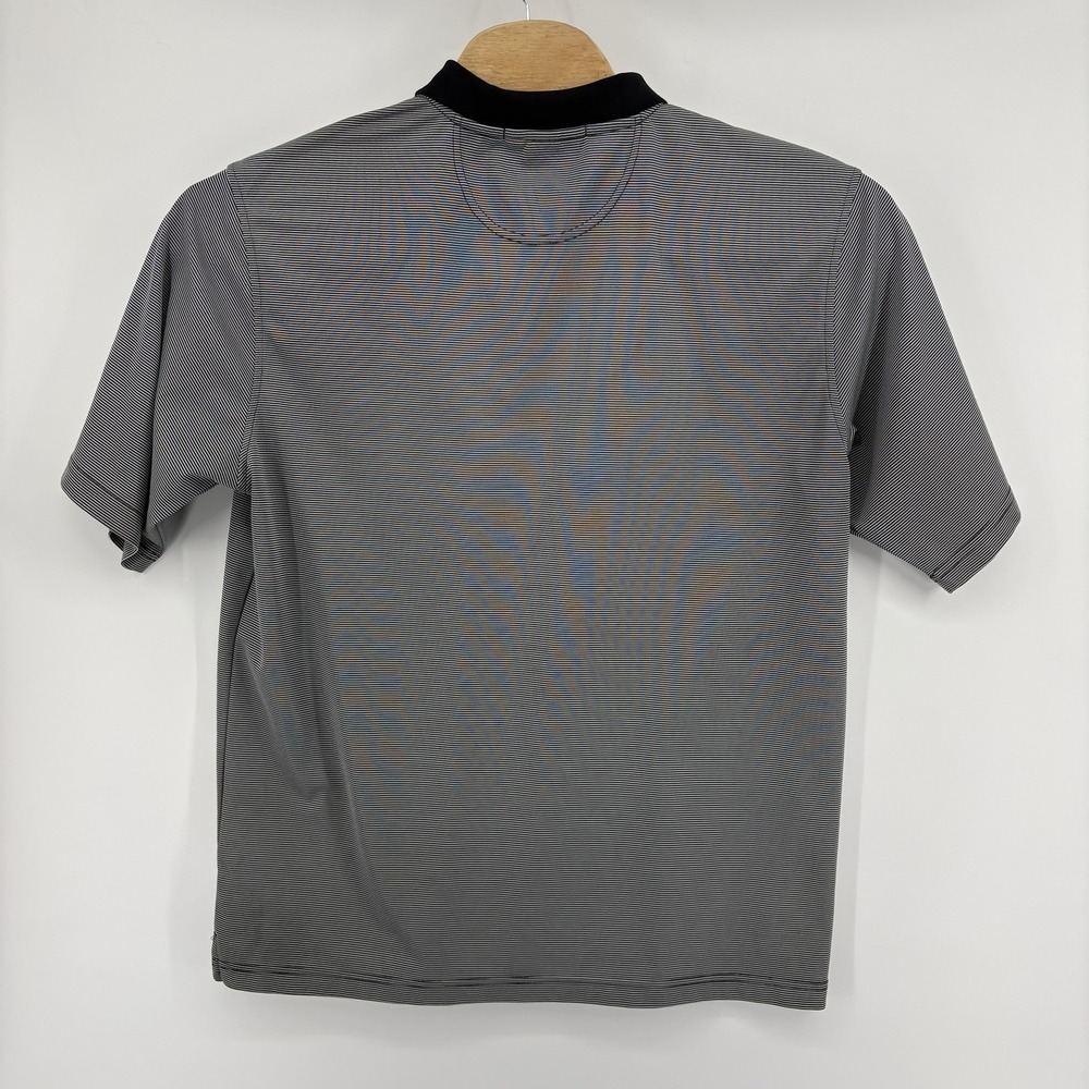 Chase Edward Golf Polo Shirt Men's Extra Large Short Sleeve Grey Striped - Picture 5 of 7